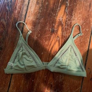 Rhythm triangle bikini top